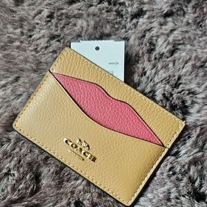 COACH - Slim CC Case - LIP DESIGN - NWT
